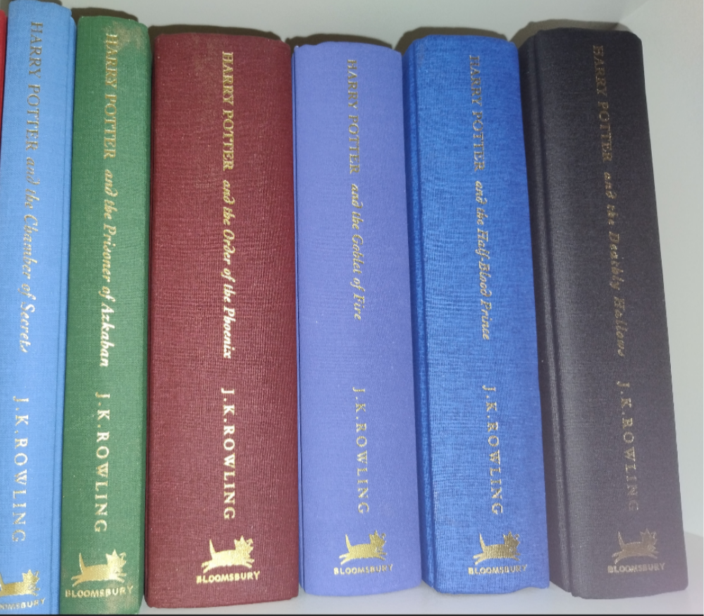 SET OF SIX  HARRY POTTER DELUXE 1ST EDITIONS 1ST PRINTINGS