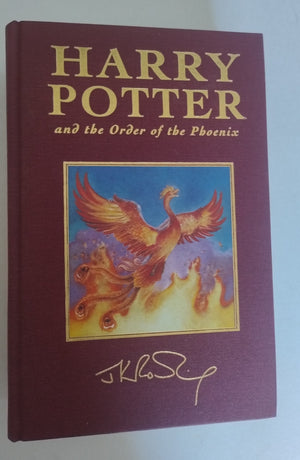 SET OF SIX  HARRY POTTER DELUXE 1ST EDITIONS 1ST PRINTINGS