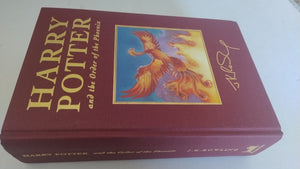 SET OF SIX  HARRY POTTER DELUXE 1ST EDITIONS 1ST PRINTINGS