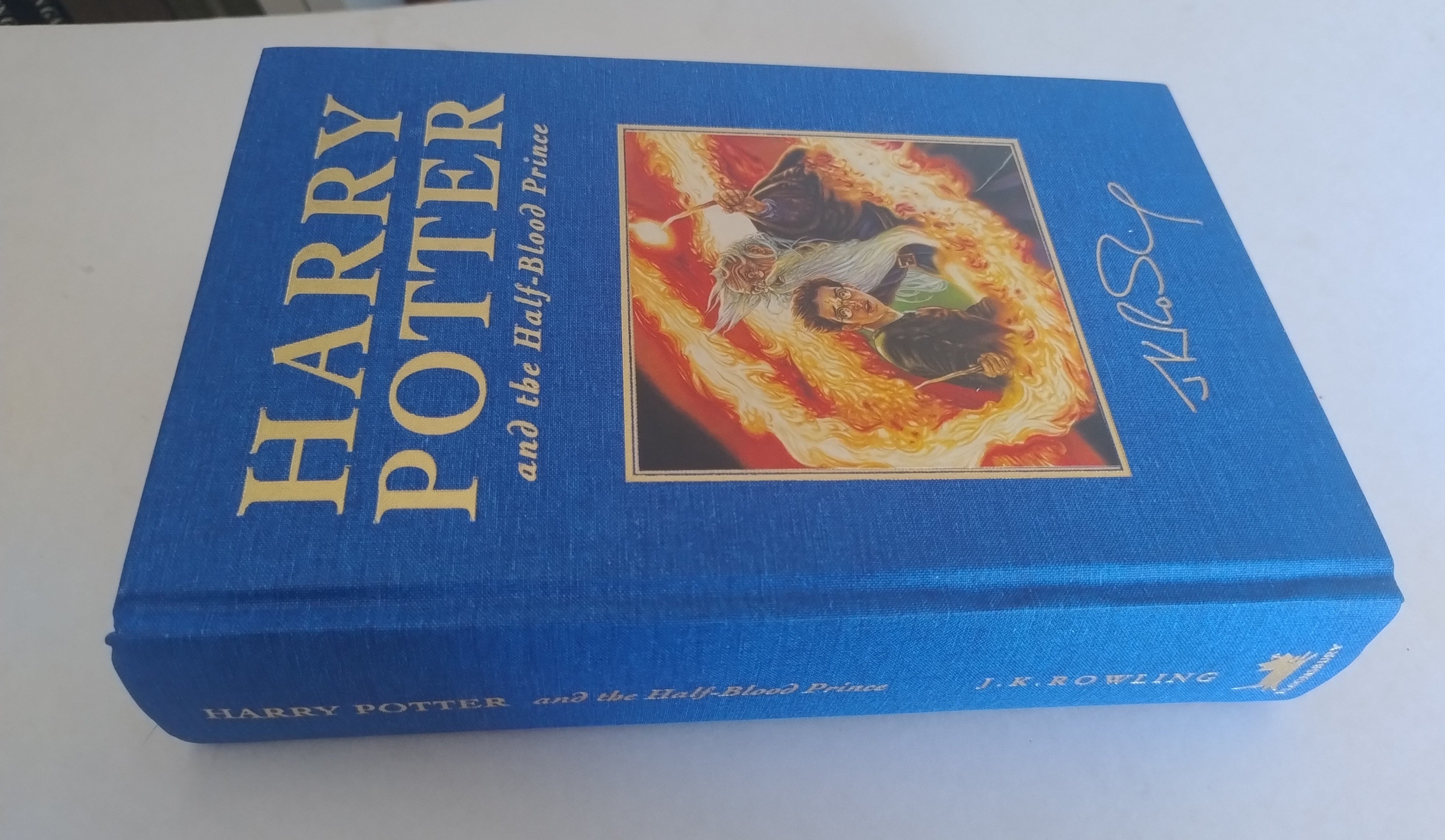 SET OF SIX  HARRY POTTER DELUXE 1ST EDITIONS 1ST PRINTINGS