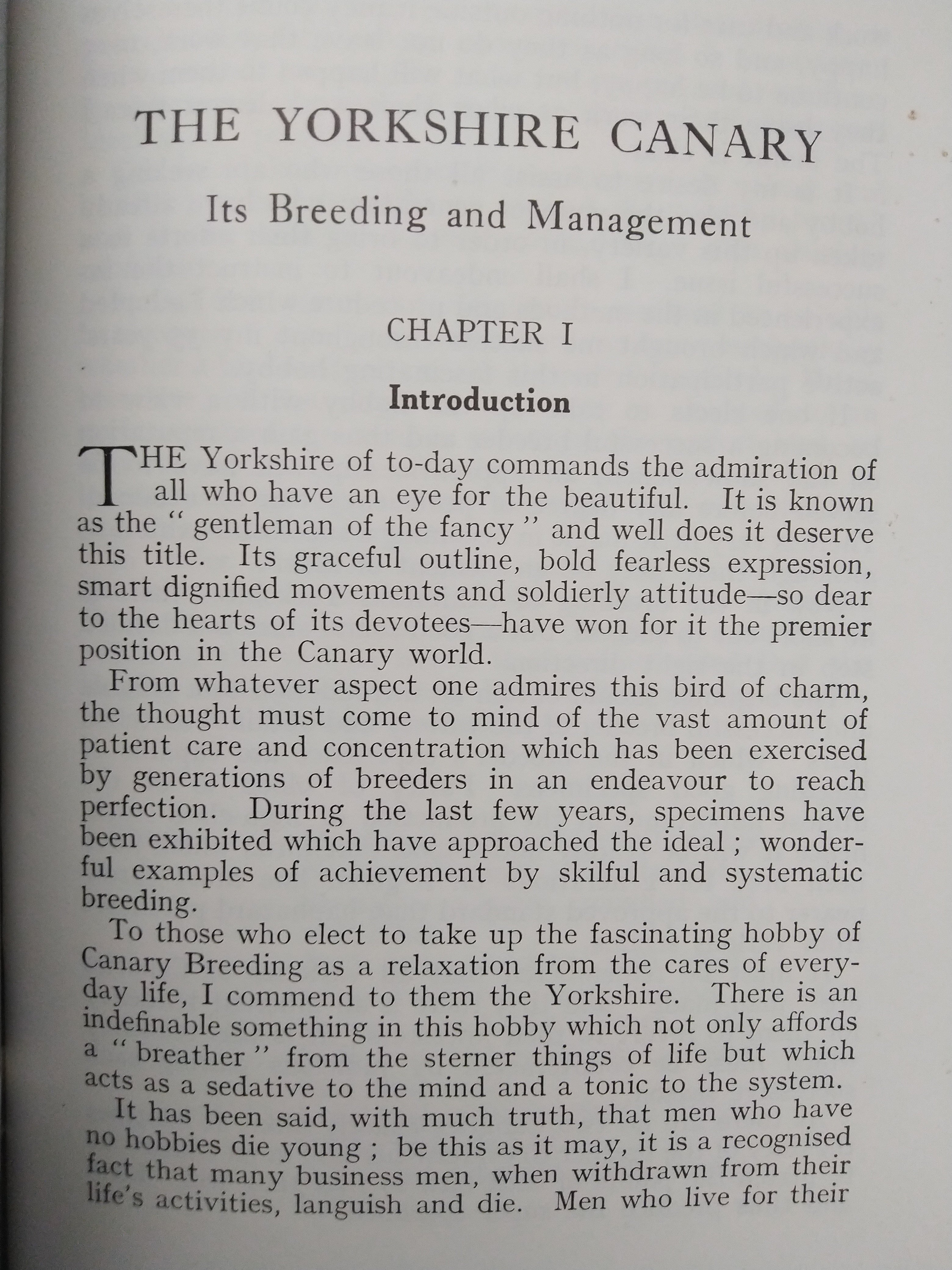Shackleton's Yorkshire Canary Revised by W. E. Brooks and William Henry