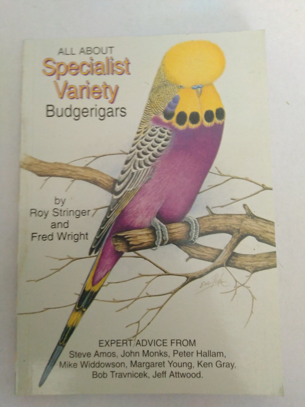 All About Specialist Variety Budgerigars by Fred Wright and Roy Stringer (New)