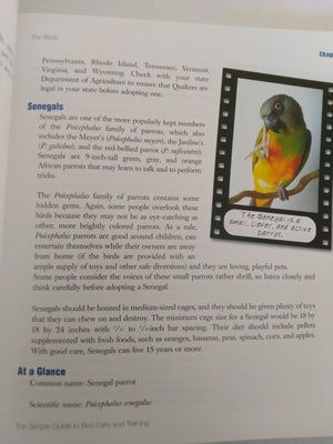 The Simple Guide to Bird Care & Training by Terry Anne Barber