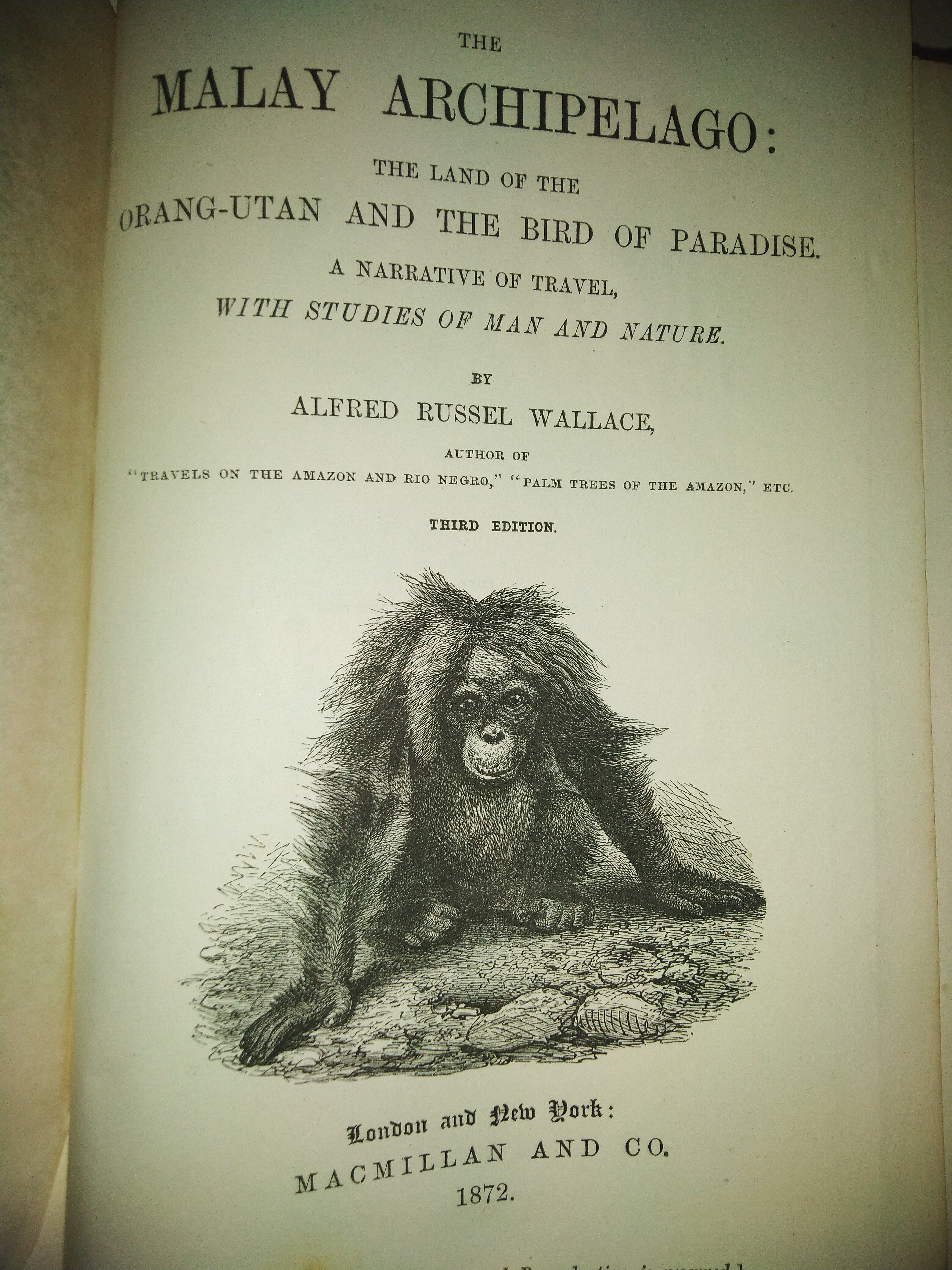 The Malay Archipelago – Alfred Russel Wallace (1872) (3rd ed)